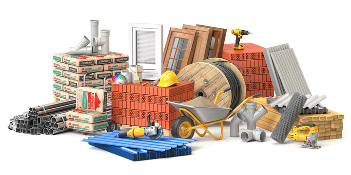 Construction machinery and building materials